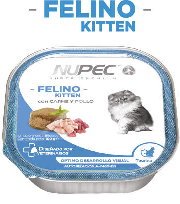 NUPEC FELINO KITTEN HÚMEDO 16 pza